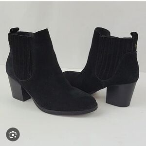 Black Suede Ankle Boots